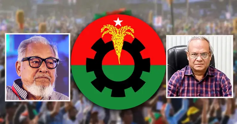 বিএনপির লোগো, নজরুল ইসলাম ও রিজভী